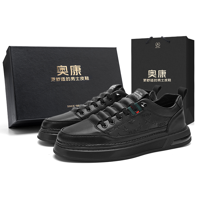 

AOKANG Мужские легкие повседневные низкие кроссовки с амортизацией и износостойкостью в белой коробке, цвет White Box