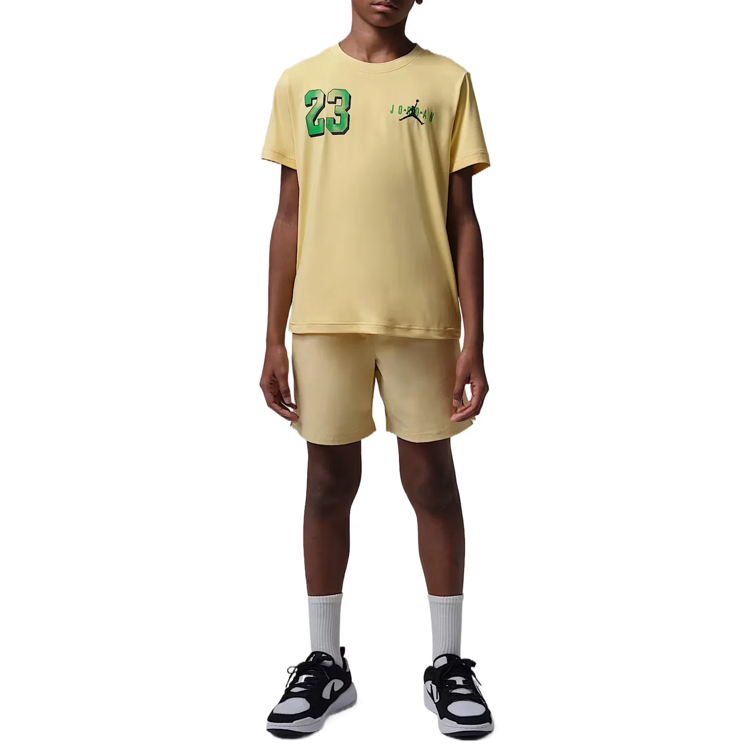 Детская футболка с круглым вырезом Jordan, Washed Lemon — фото 4
