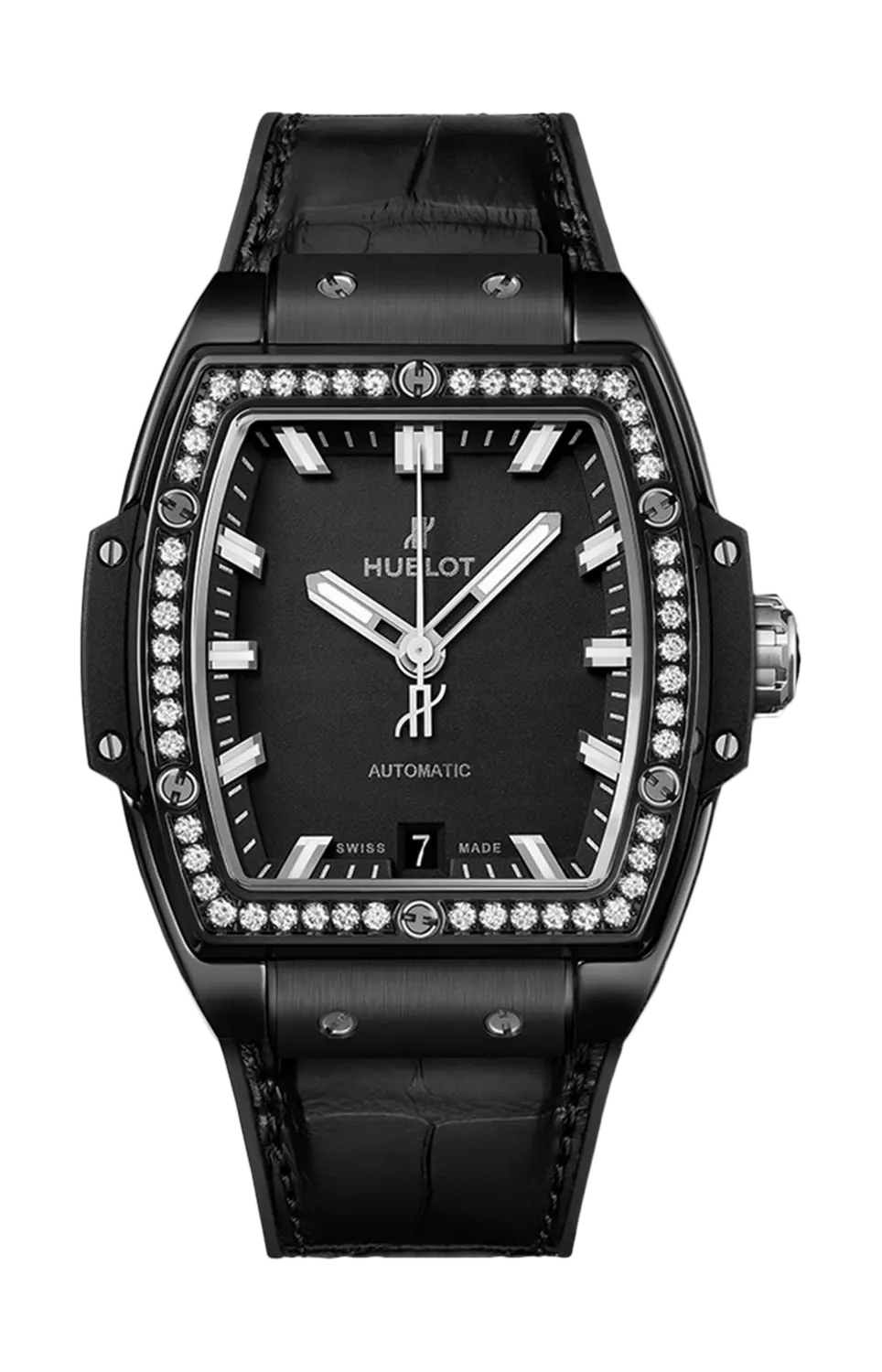 

Часы spirit of big bang black magic diamonds 39 мм Hublot