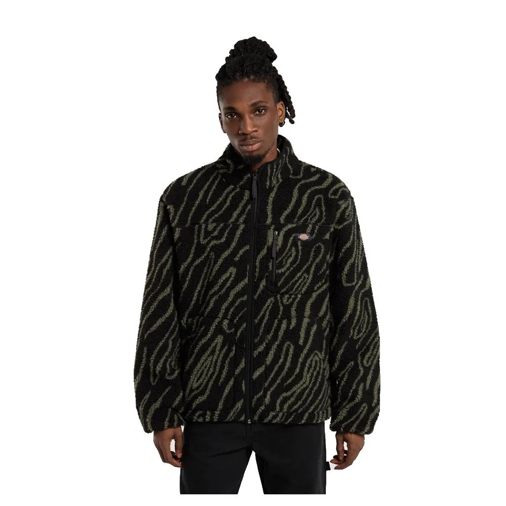 

Толстовка Dickies Mount Hope Printed full zip, черный