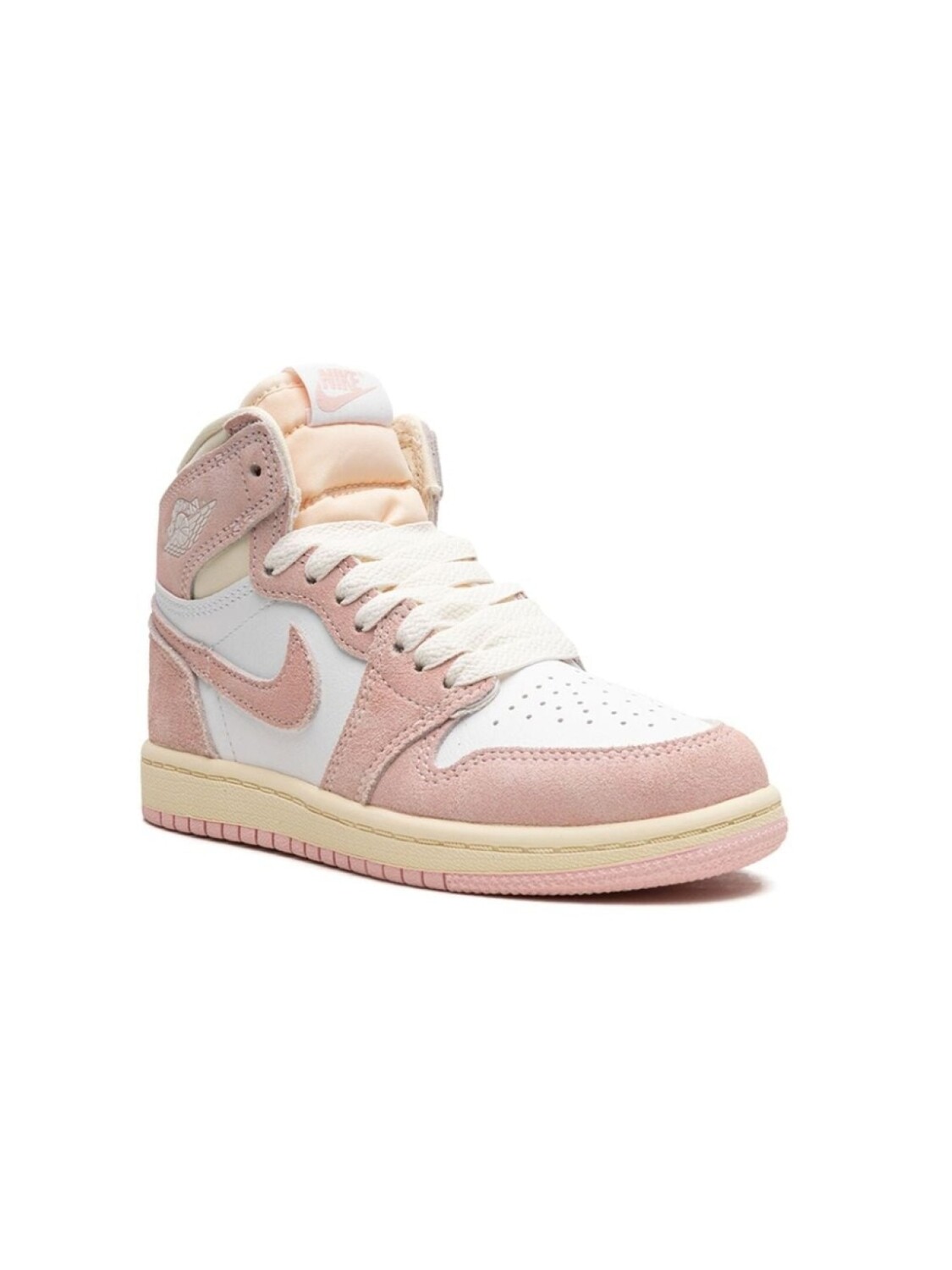 

Кроссовки Air Jordan 1 Retro High Washed Pink Jordan Kids, белый