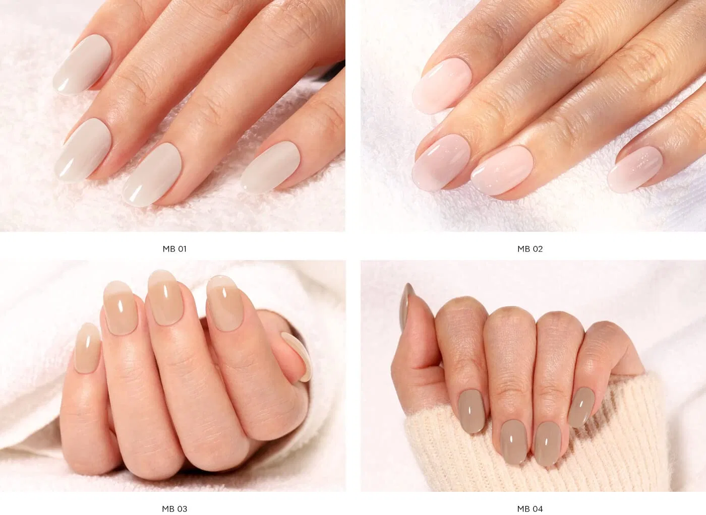 Гель-лак для ногтей «Ridge Filler Base Coat MB02 Nude» от BLUESKY, 10 мл Bluesky — фото 3