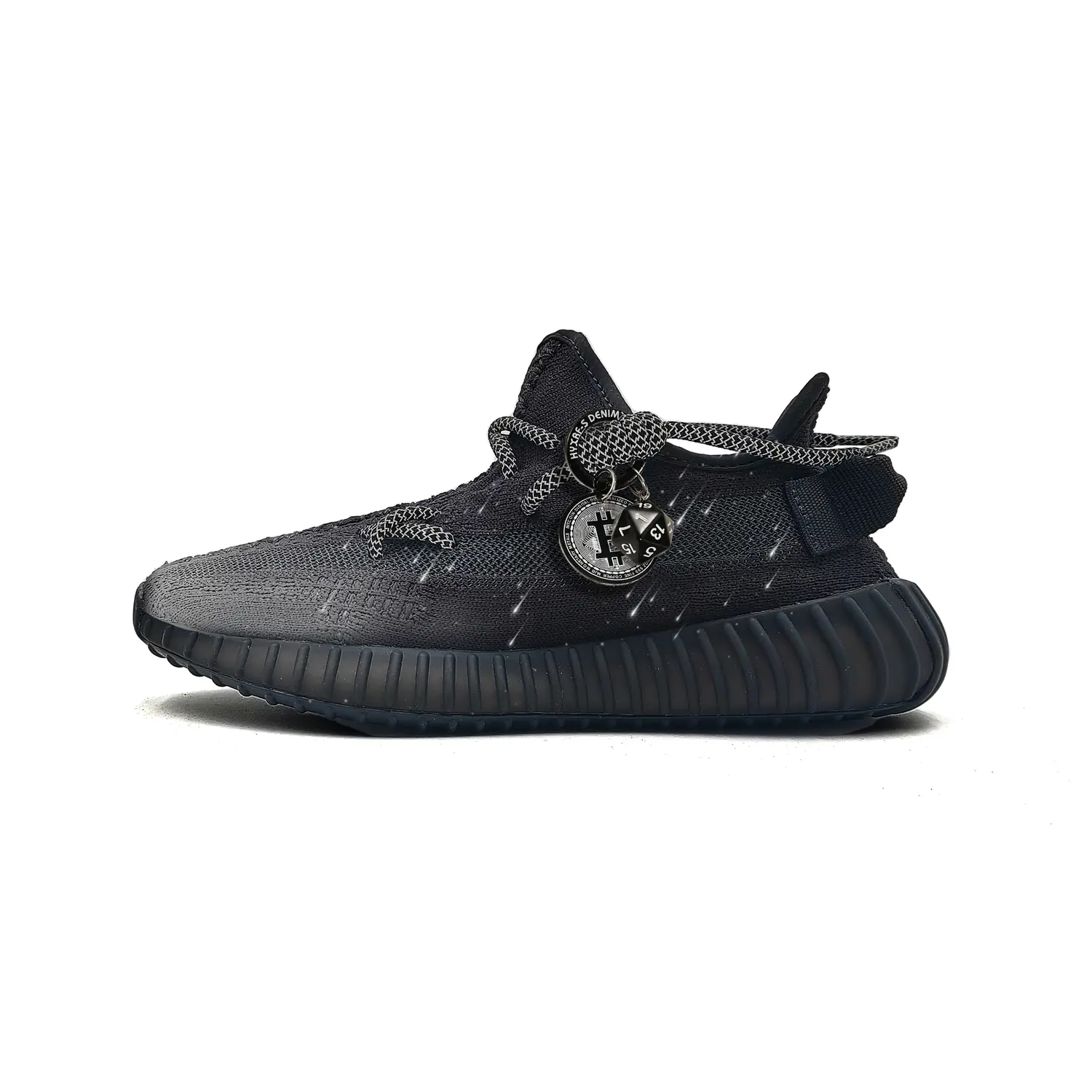 

Yeezy Boost 350 V2 Shooting Stars устойчивые к истиранию низкие повседневные кроссовки Unisex Adidas Originals, черный