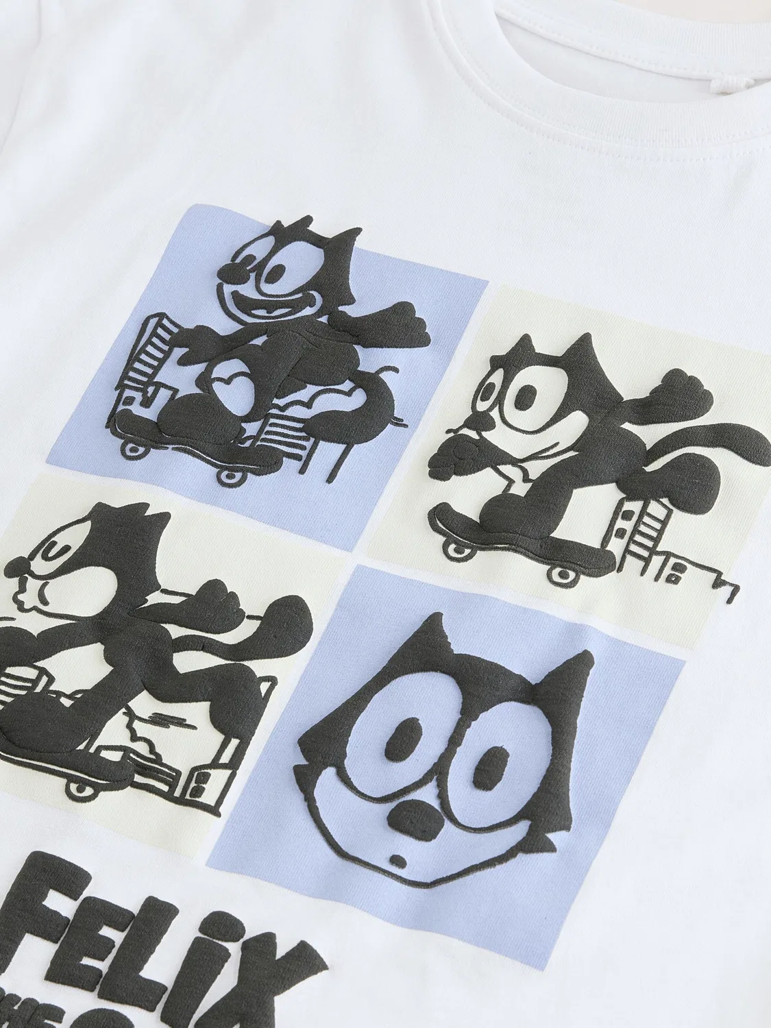 Футболка 'Felix Cat' Next, White/Wool White — фото 4
