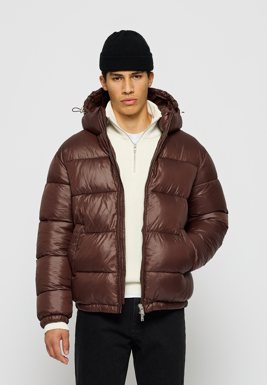 

Куртка Burocs GLOSSY PUFFER JACKET, Chocolate Brown/Brown