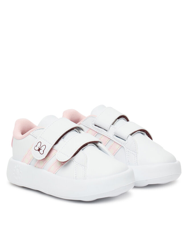 Кроссовки Grand Court Minnie Cf I JR8130 Adidas, белый — фото 2
