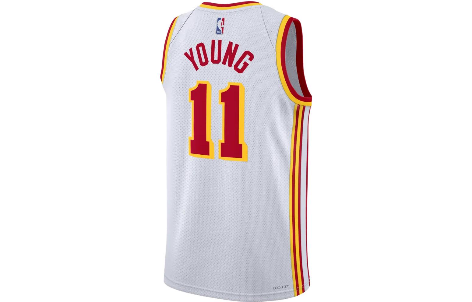 Баскетбольное джерси Nike Dri-FIT NBA Atlanta Hawks Trae Young Association Edition 2022/23 Swingman Jersey — фото 2