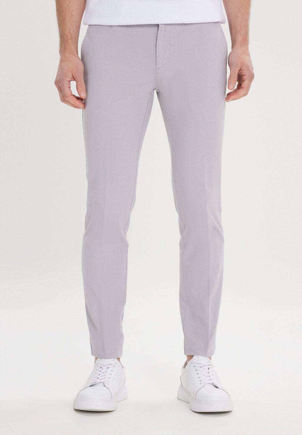 

Брюки SLIM FIT SIDE POCKET AC&CO / ALTINYILDIZ CLASSICS, светло-серый