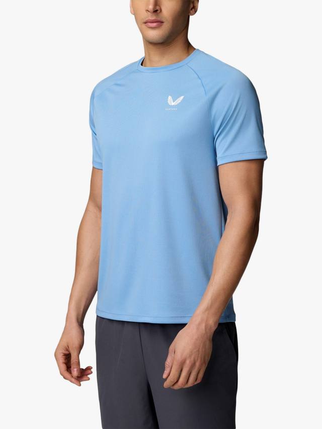 

Мужская футболка для тренировок Adapt Castore, Cool Blue/Mid Grey