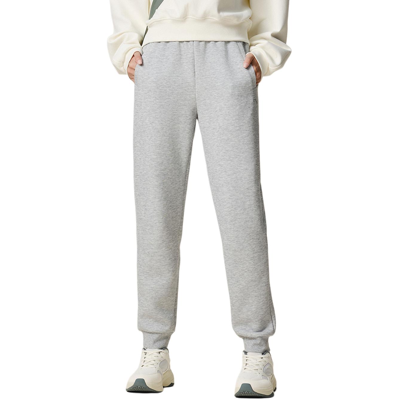 

Разнообразие тренировочной коллекции вязаные спортивные брюки women's ANTA, серый