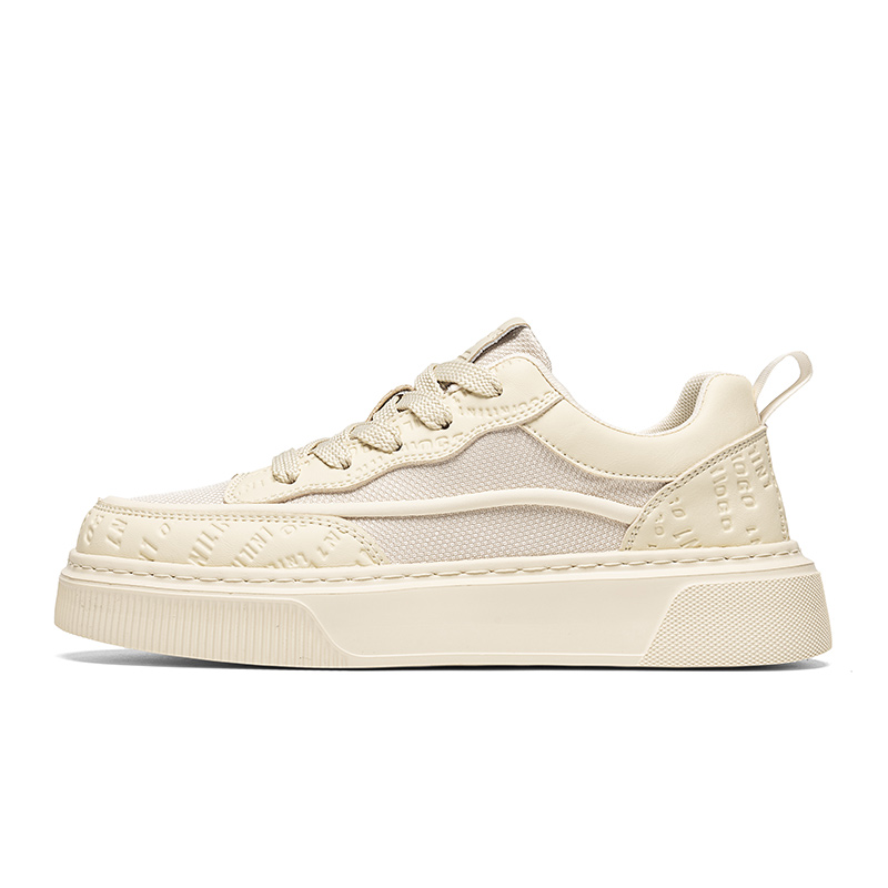 

Мужские дышащие низкие кроссовки для скейтбординга King Jinmai, Milk Beige