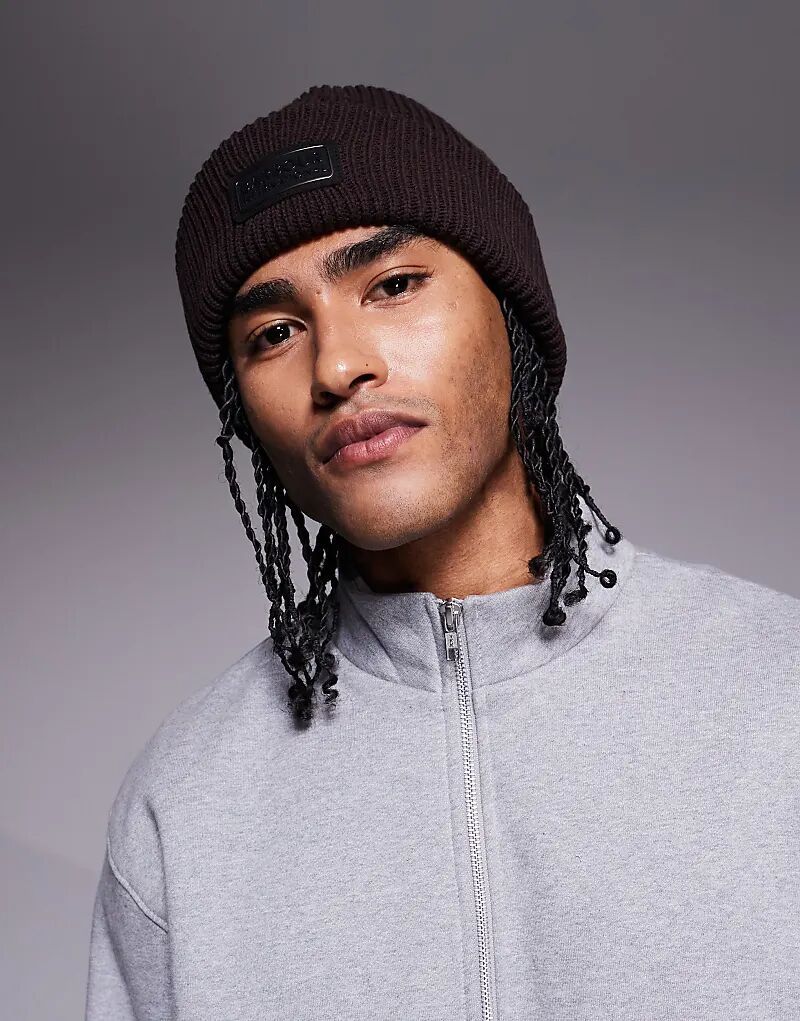 

Шапка-бини Barbour International Craywell цвета темного дуба