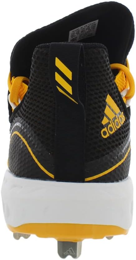 Мужские бейсбольные бутсы adidas Icon V Bounce, черный/золотой — фото 3