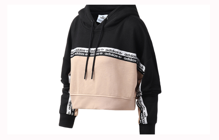 Свитшот Женский Pearl Smoke Gray Adidas Originals, Pearl Smoke Gray/Black — фото 2