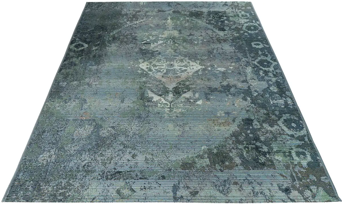 

Ковер Obsession "My Gobelina 643", прямоугольный, короткий ворс, орнамент, винтажный дизайн, подходит для использования внутри и снаружи помещений 80х150 см, синий