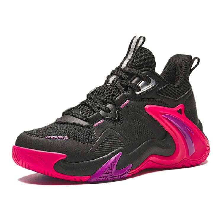 Детские баскетбольные кроссовки GS Low-top Black Anta Kids, черный — фото 2