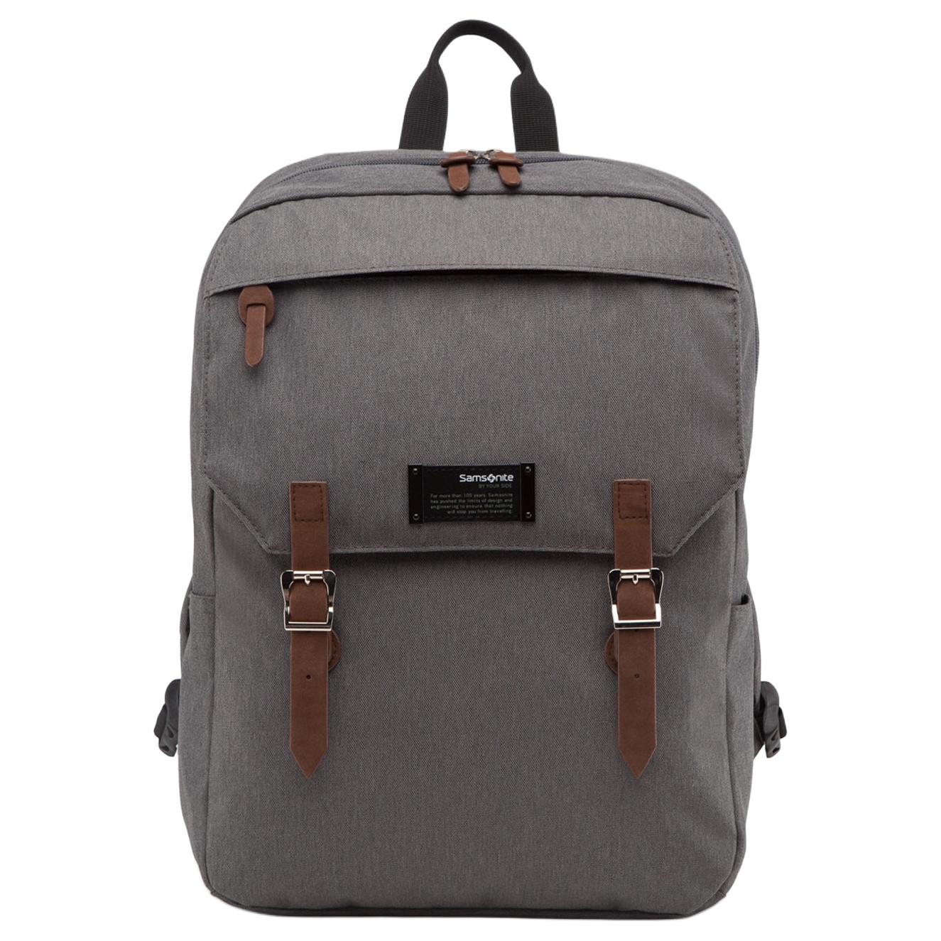 

Samsonite Средний унисекс серый рюкзак из ткани