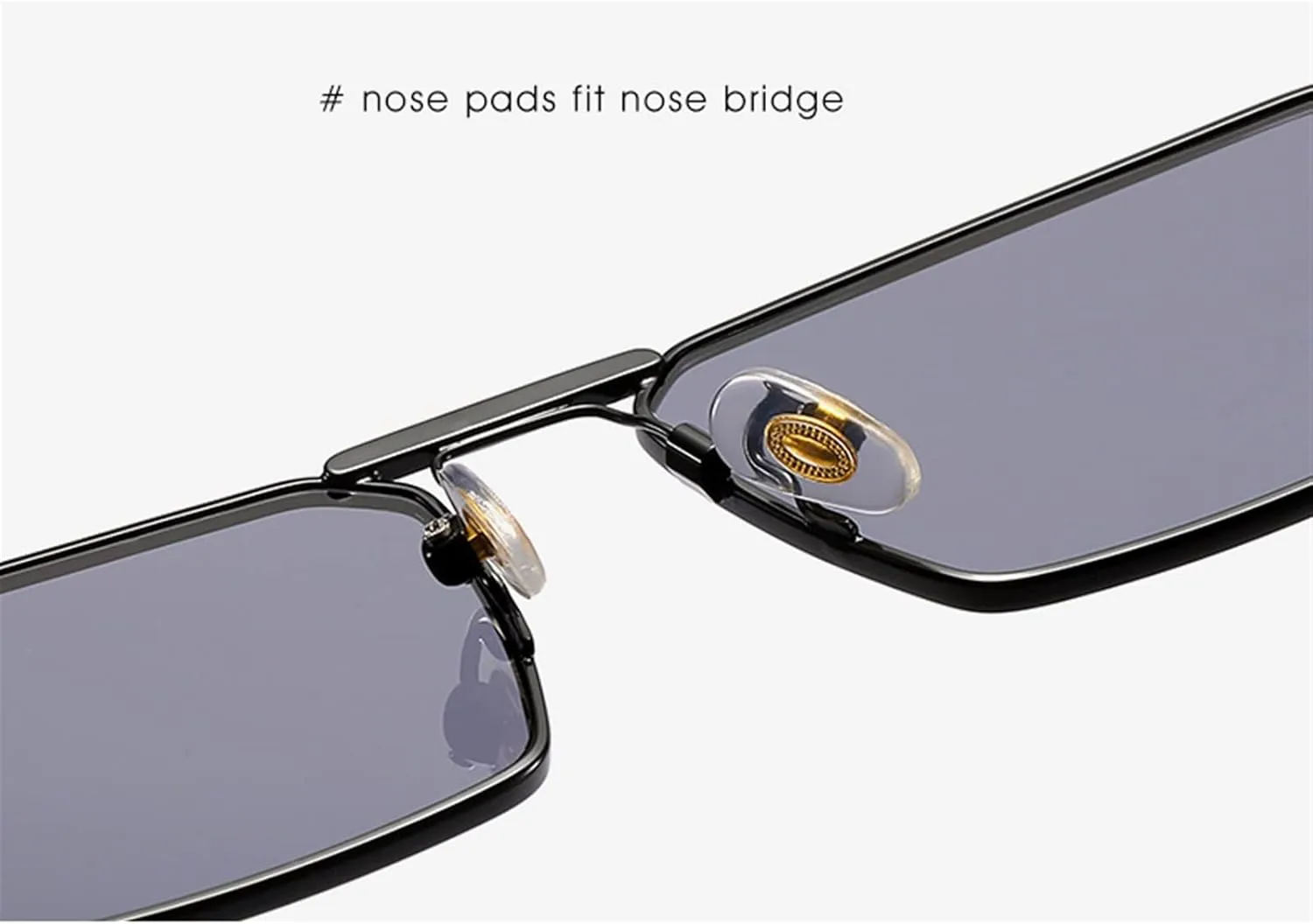 

Металлические солнцезащитные очки в маленькой оправе, квадратной формы, для мужчин и женщин, с защитой от УФ-излучения UV400 (Цвет: A, Размер: 1) EkeNoz, A