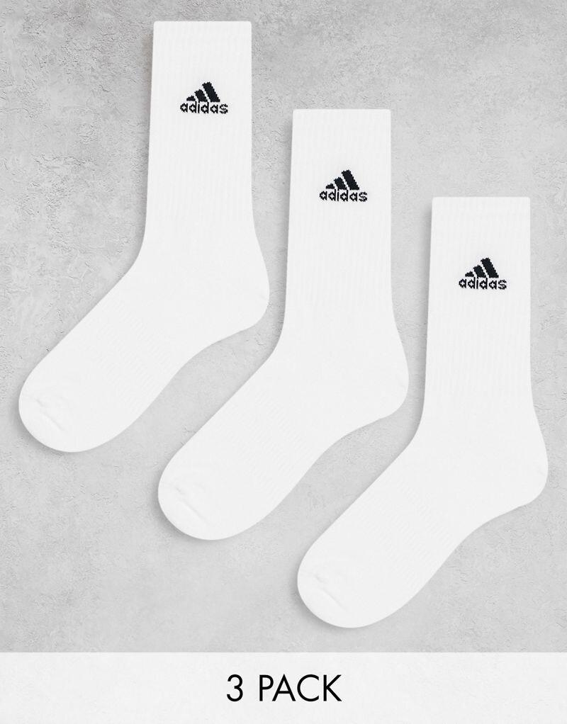 

Комплект из 3 белых спортивных носков adidas Training adidas