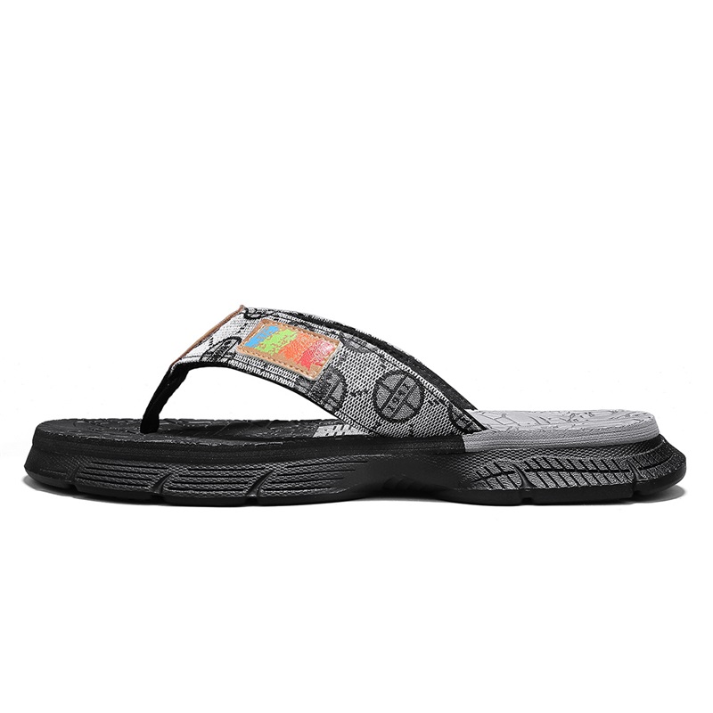 

Мужские шлепанцы из ЭВА, устойчивые к истиранию FCMM, Black Gray