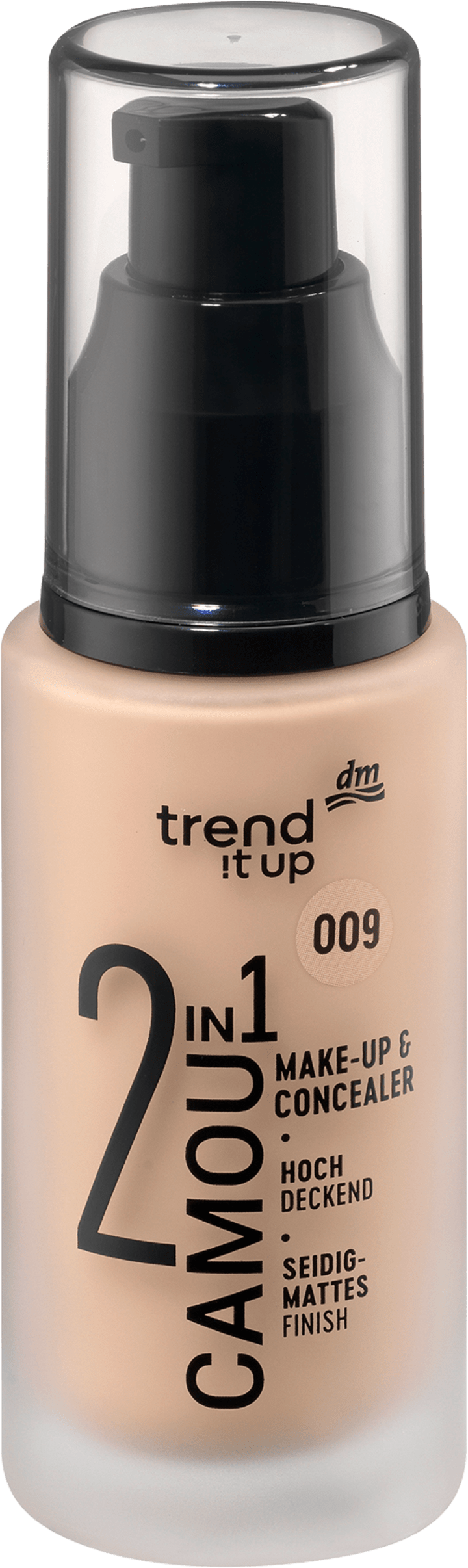 

Тональный крем trend !t up Foundation 2in1 Camou Concealer 009, 30 ml