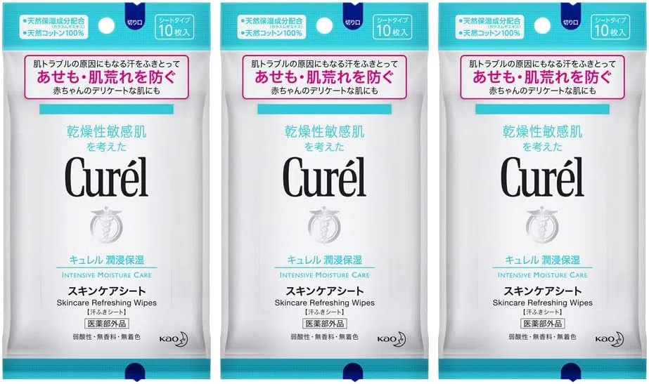 Средство для снятия макияжа Curel — Curél Skin Care Sheets, ., белый