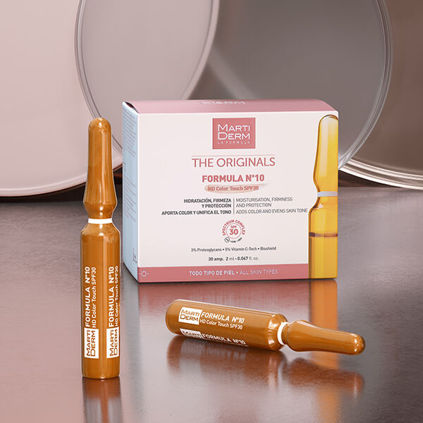Сыворотка MartiDerm — Увлажняющая и укрепляющая для лица в ампулах, /1 упаковка. The originals formula no 10 hd, 2 мл — фото 2