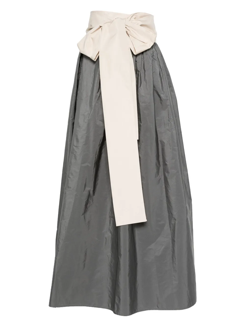 

Плиссированная юбка с бантом CO.GO, серый