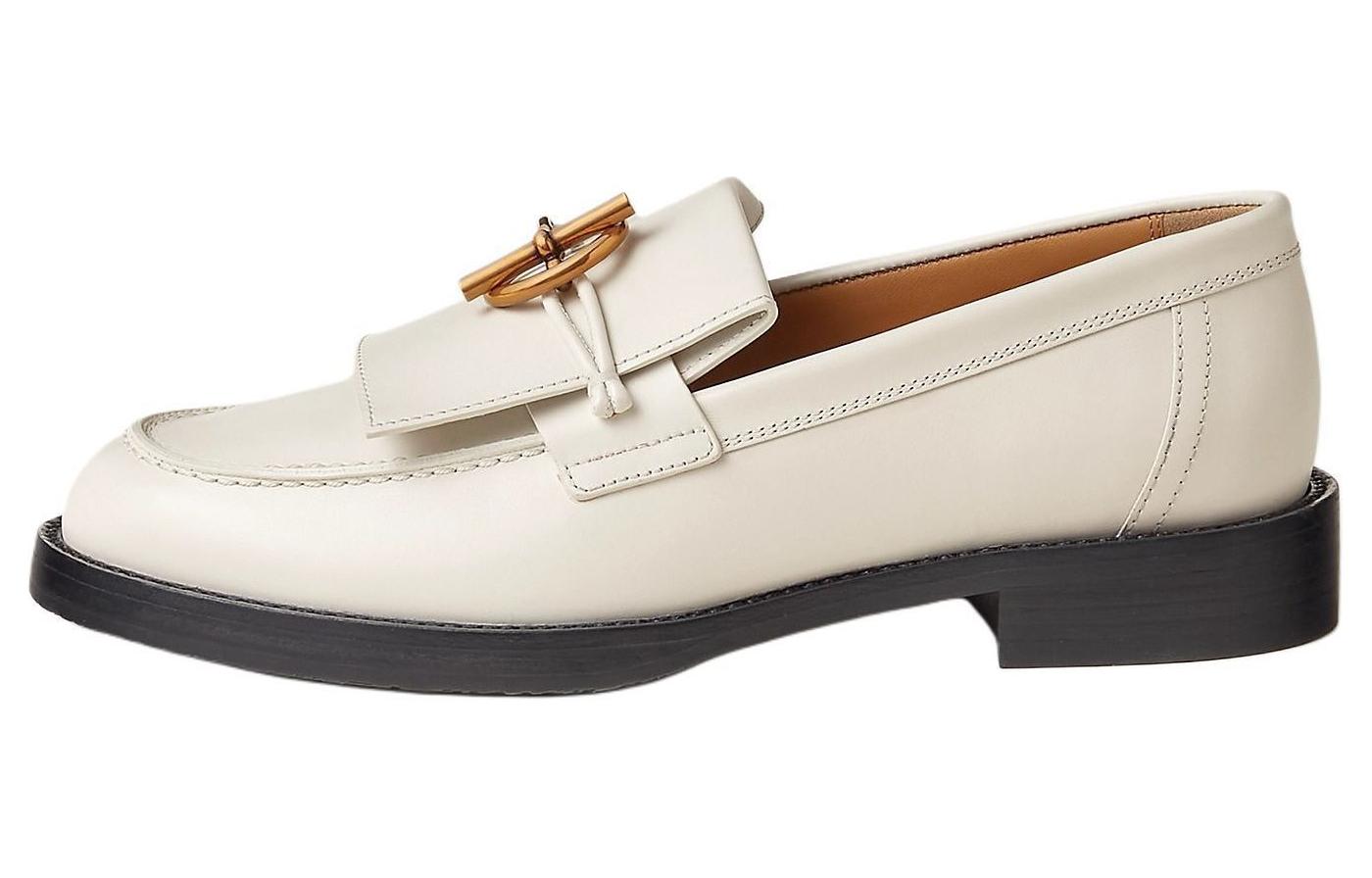 Женские белые лоферы Impact HERMES