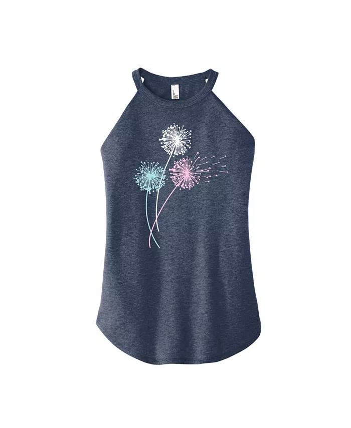 

Майка Trendy Juniors с принтом одуванчика Hybrid Apparel, синий