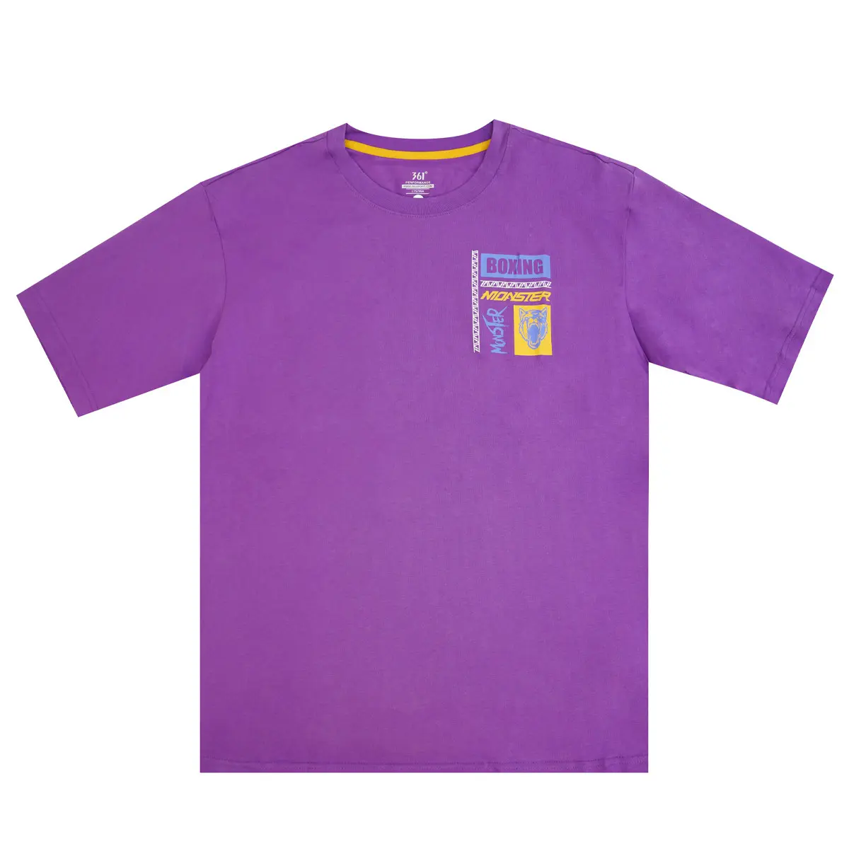 

361° Футболка мужская Bellflower Purple с круглым вырезом, умеренно прямого кроя