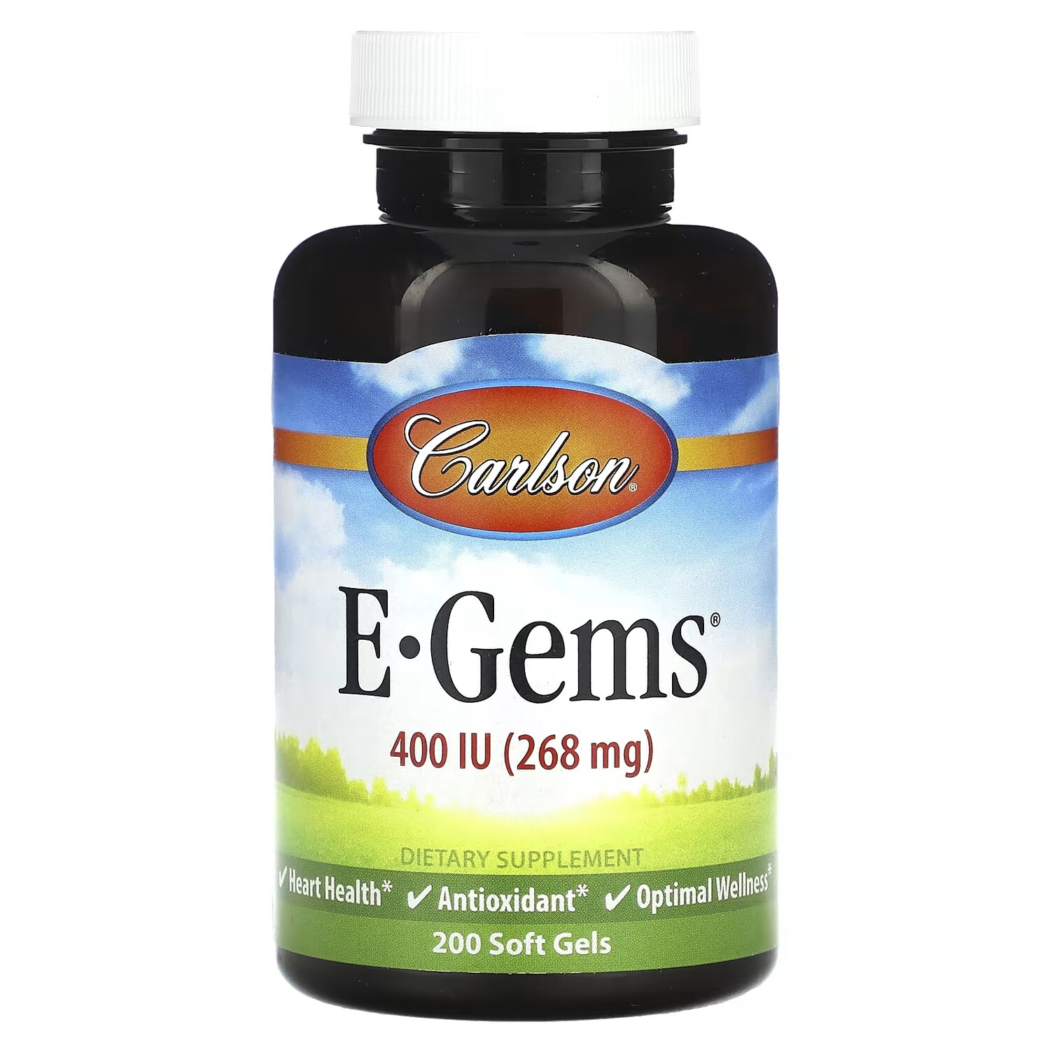 

Добавка Carlson E Gems 400 МЕ 268 мг, 200 мягких таблеток
