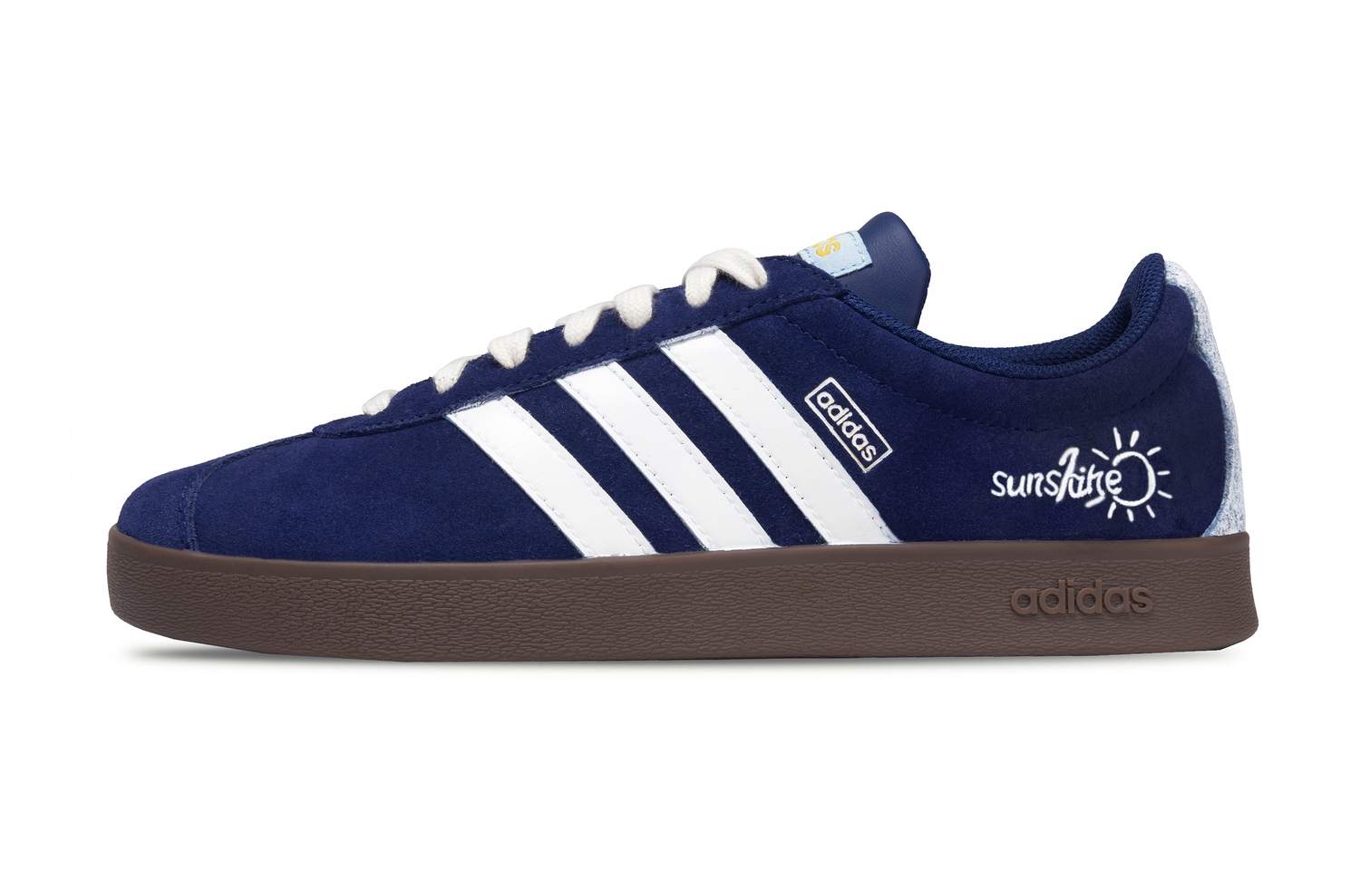 

VL COURT 2.0 Island Beach устойчивые к износу и легкие низкие кроссовки для скейтбординга Unisex Adidas, синий