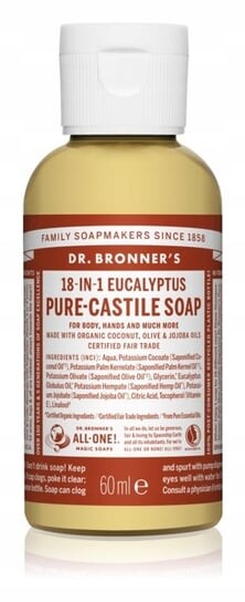 

Доктор Мыло жидкое универсальное Bronner's Эвкалипт 60мл, Dr. Bronner's