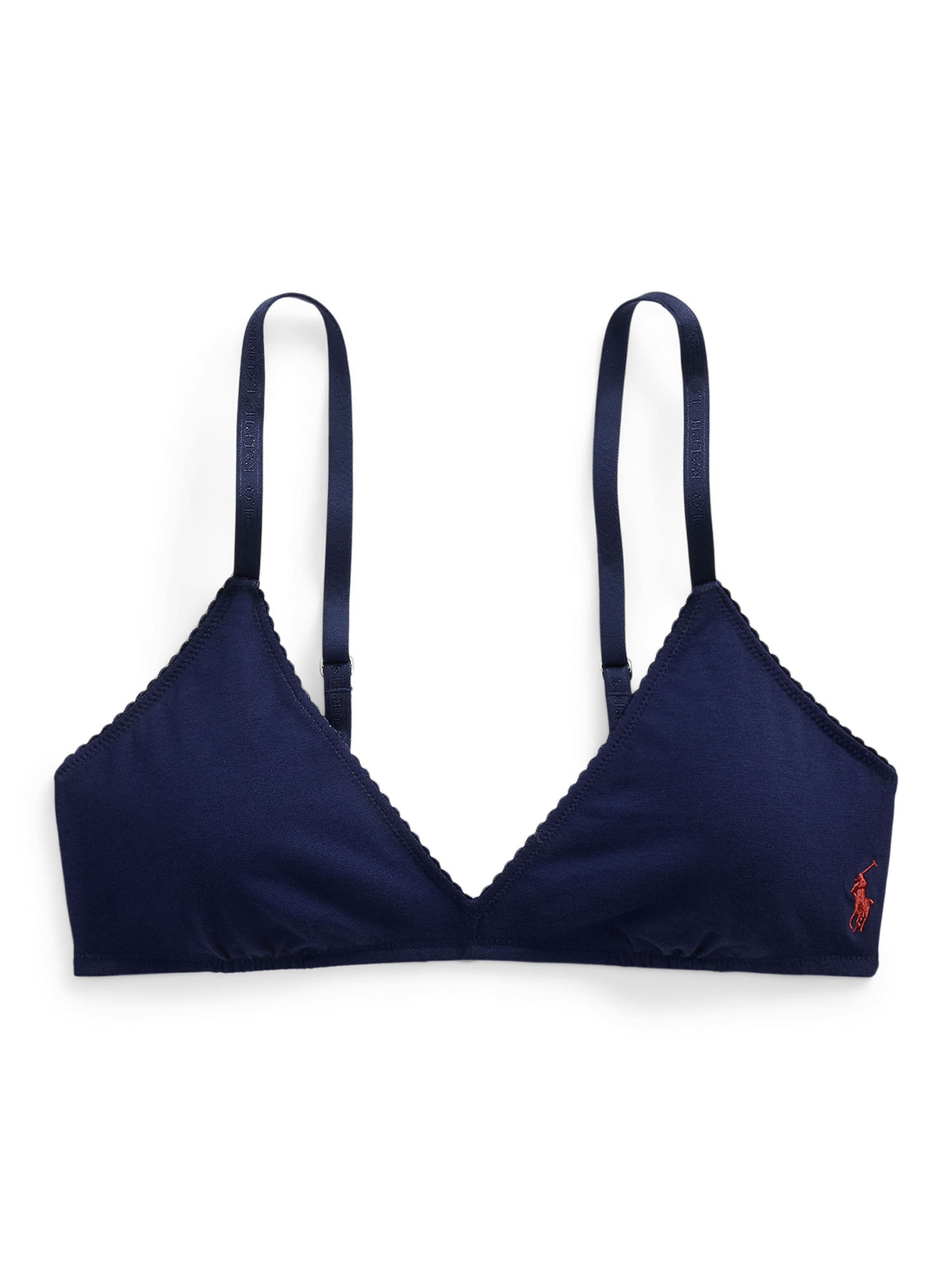 

Polo Ralph Lauren Бюстгальтер Triangle 'Colorful Cotton' в цвете Navy
