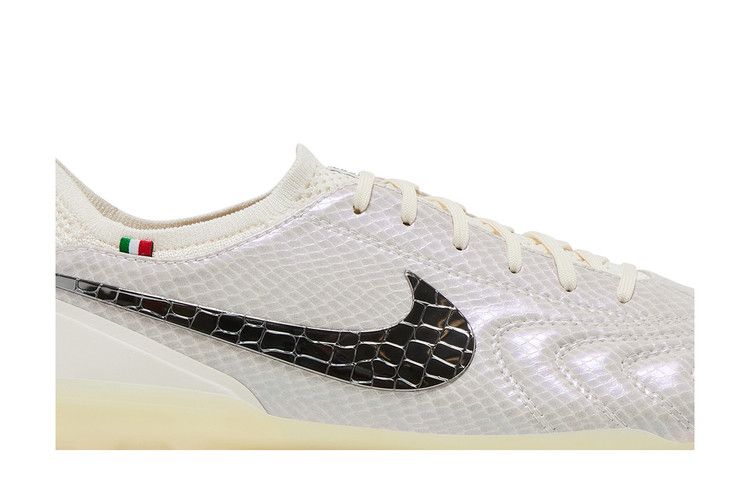 Кроссовки Nike Tiempo Legend 10 Elite Luxe FG Made in Italy, Montebelluna - White — фото 2