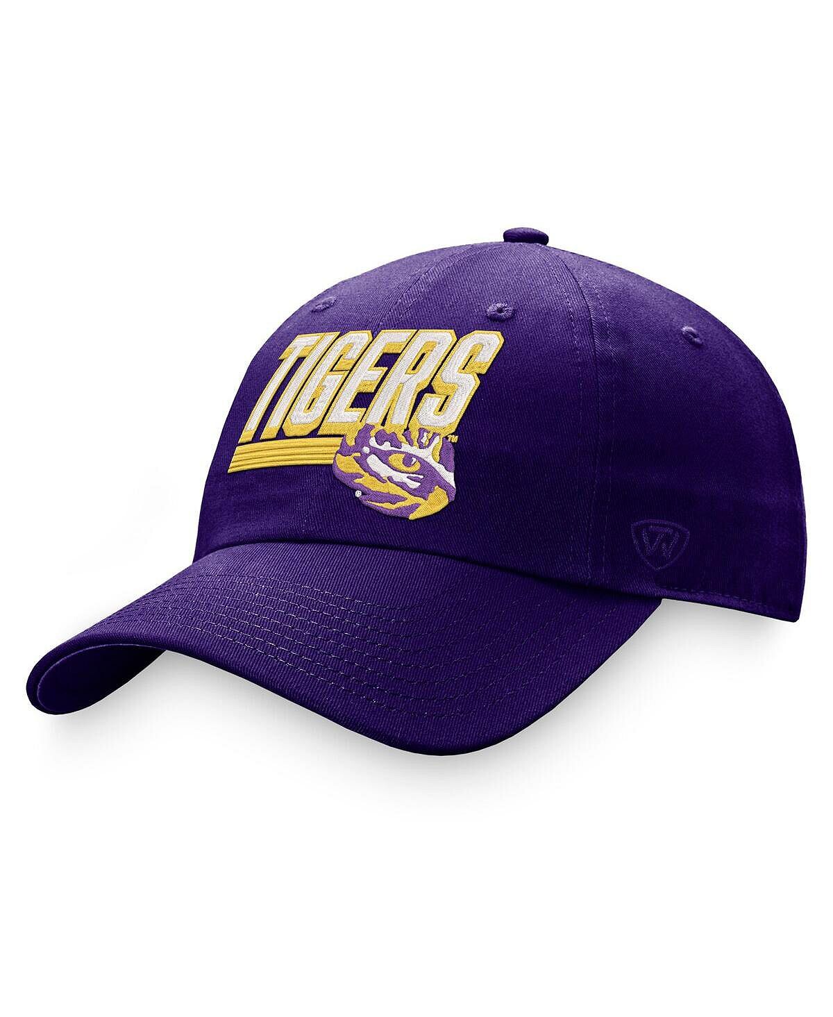 

Мужская фиолетовая регулируемая шляпа LSU Tigers Slice Top of the World