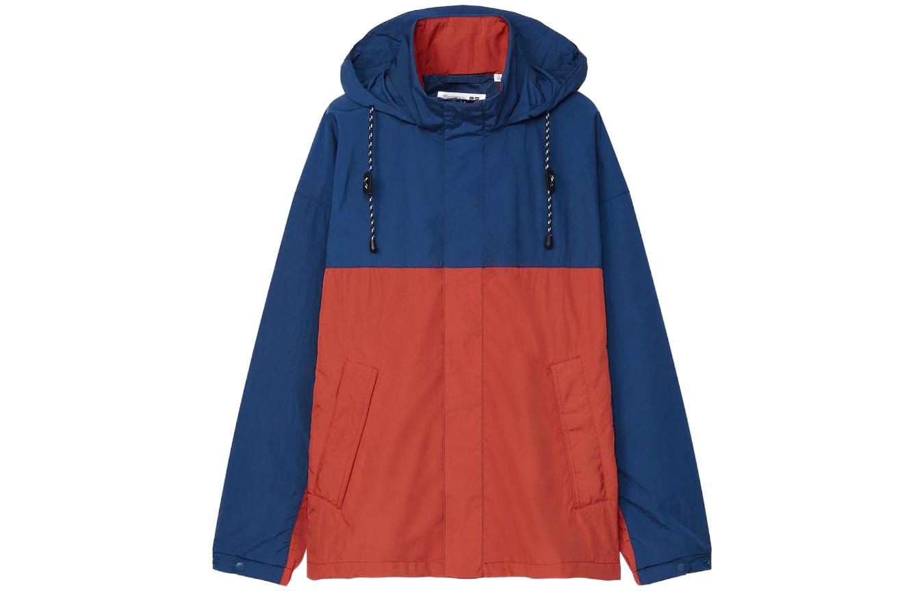 

UNIQLO Куртка Jw Anderson X Jw Anderson Co Branded Series для мужчин, синяя