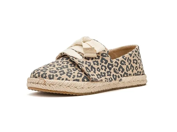 Кроссовки детские Carolina Lace-Up TOMS Kids, Leopard — фото 2