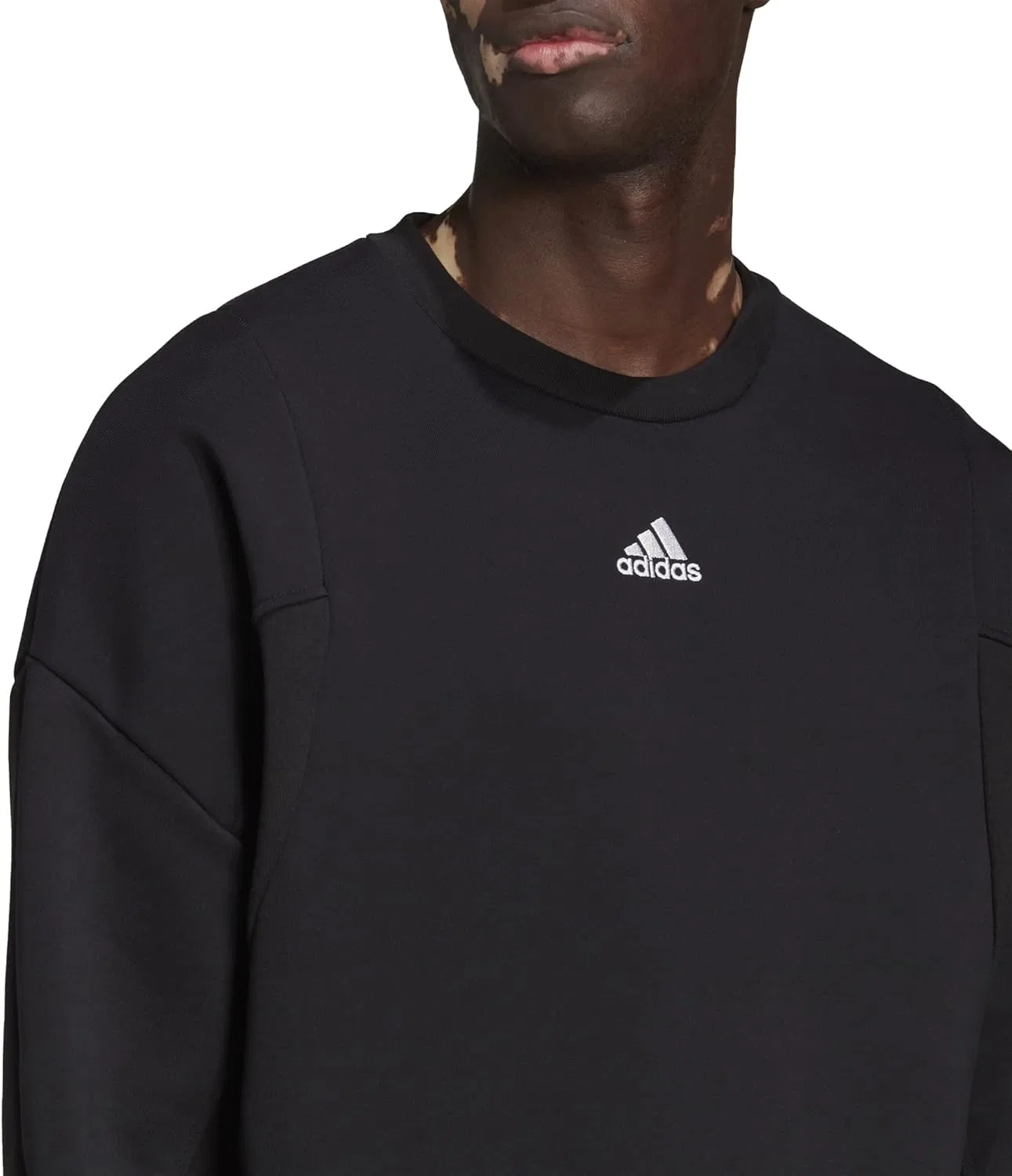 Adidas Originals Мужской флисовый свитер Adidas Studio Lounge, черный — фото 4