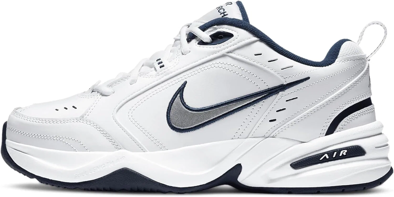 Кроссовки Nike Air Monarch IV для фитнеса (мужские), 2-White Metallic Silver