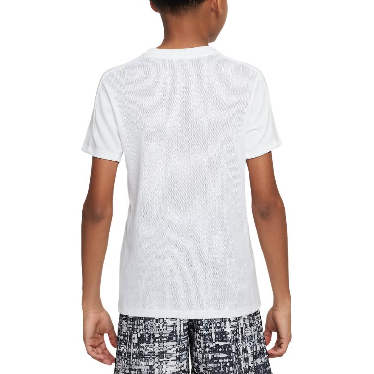 Футболка dri fit/белый/черный unisex Nike, белый/черный — фото 4