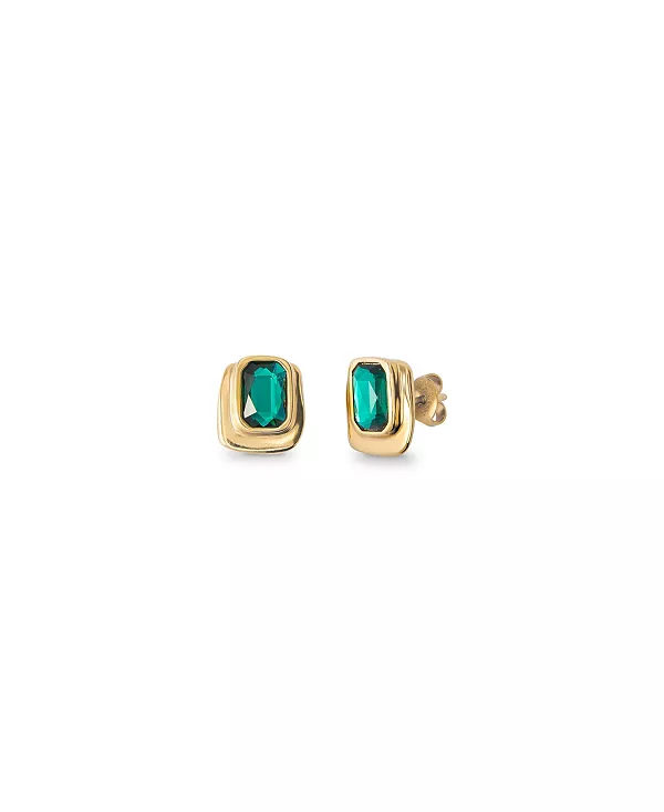 

Серьги с кристаллами прямоугольной формы Unode50, gold