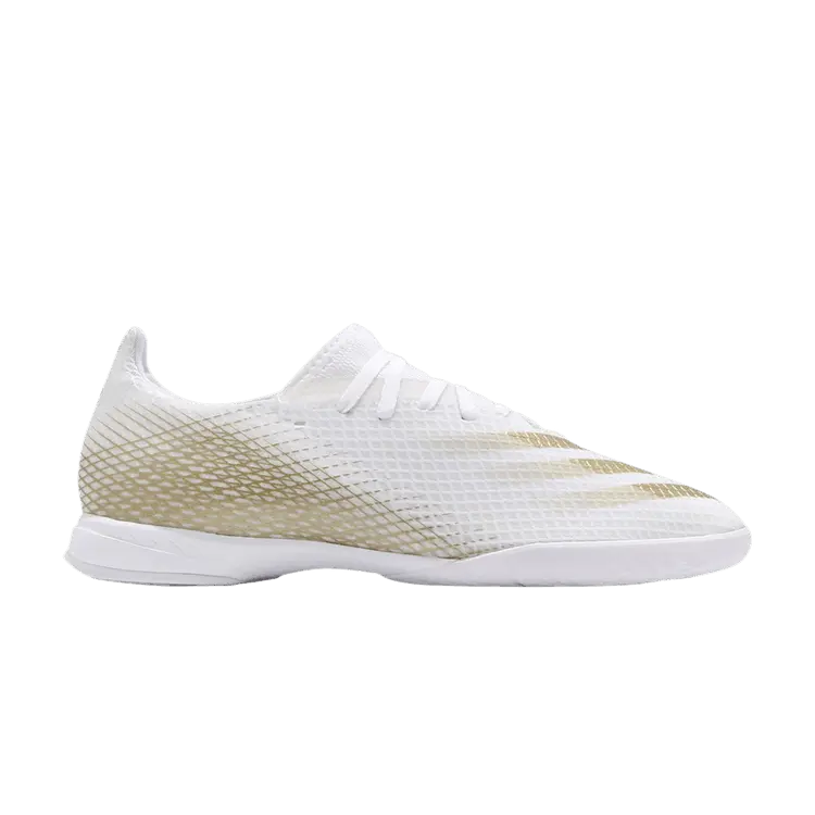 

Кроссовки X Ghosted.3 IN 'White Metallic Gold Melange', белый