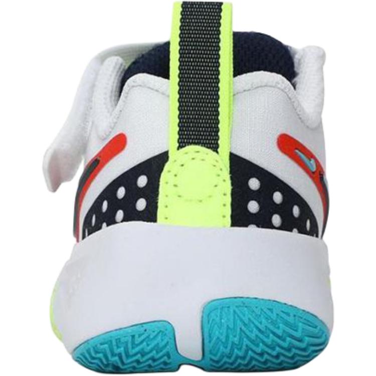 Детские повседневные кроссовки G.T. Cut 3 для дошкольников Nike, белый/красный/желтый/черный — фото 3