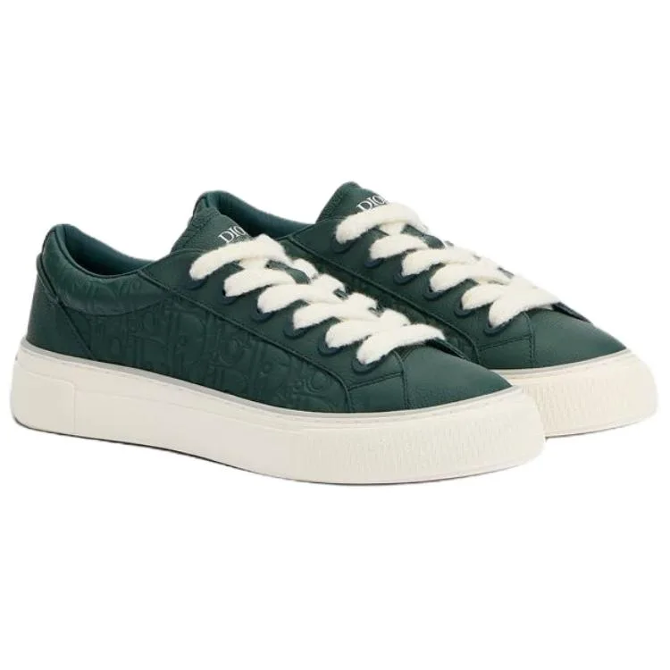 DIOR B33 Spin Low top Skateboard Shoes мужские Dark Green — фото 4