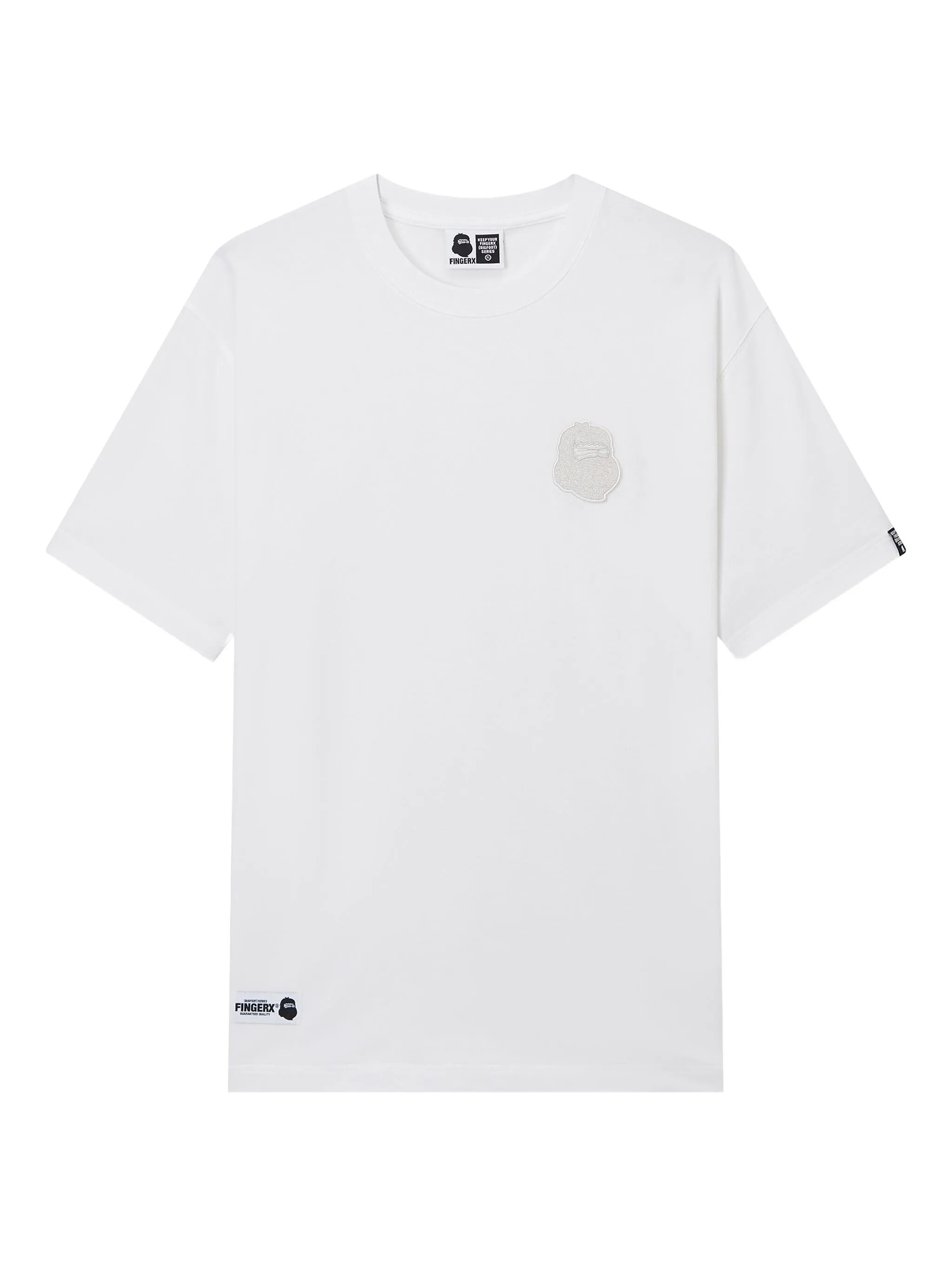 

Футболка с вышитым логотипом Fingercroxx, белый