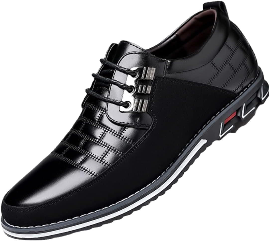 

Мужские повседневные туфли, лоферы и слипоны, модные деловые роскошные офисные лоферы, плоские мужские кроссовки Generic, черный