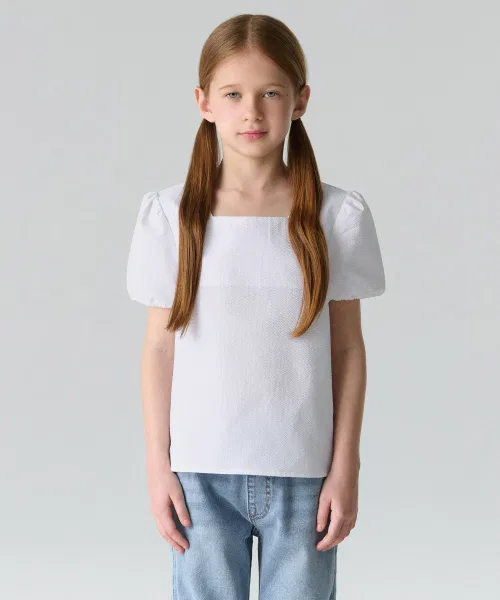 Детская блуза MUSINSA STANDARD KIDS с пышными рукавами