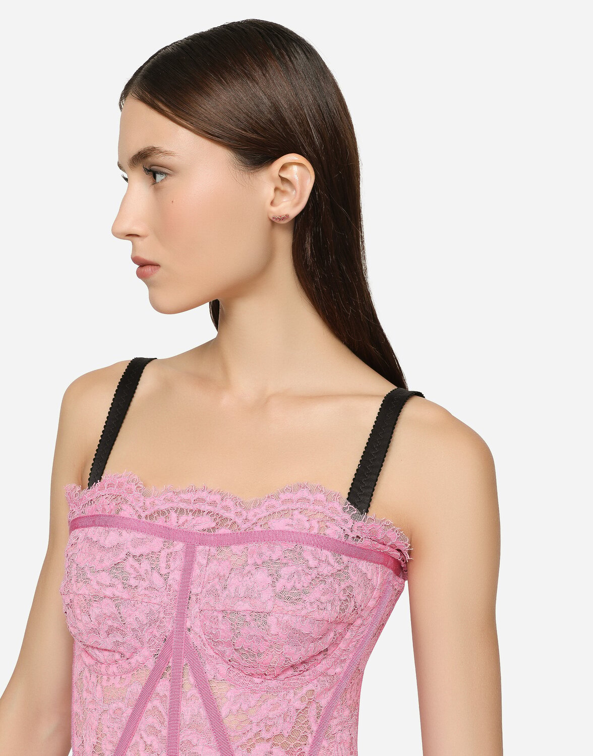 Однотонная серьга rainbow18-каратное красное золото и розовые турмалины Dolce & Gabbana, красный — фото 2